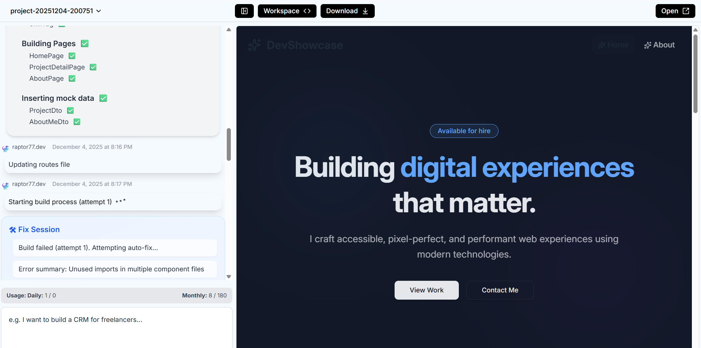 Challenge visualization